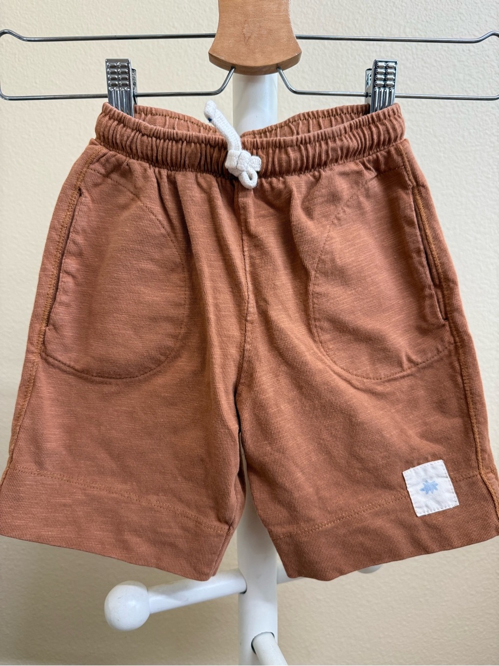 Zara Brown Kids Drawstring Shorts